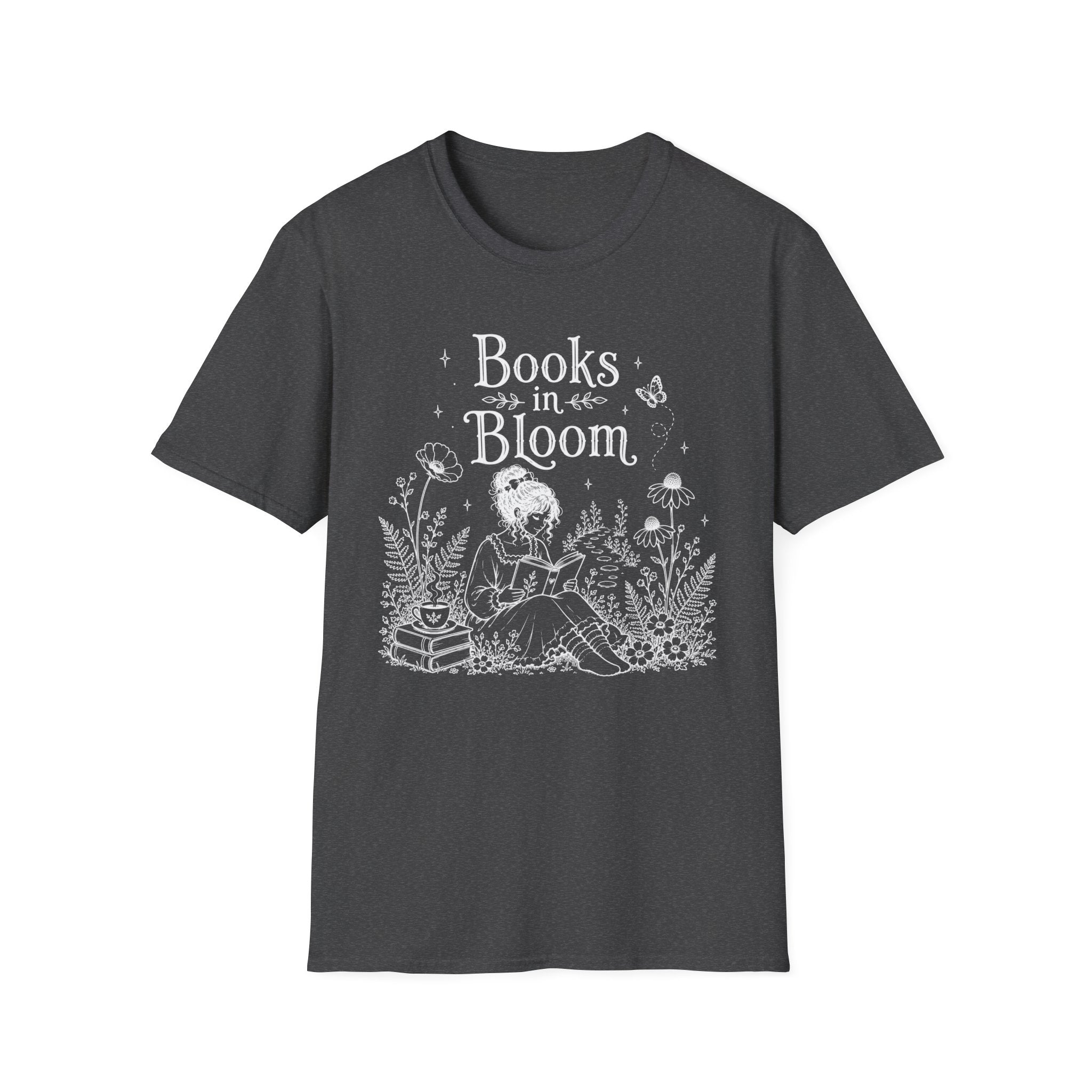 T‑Shirt — "Books in Bloom"