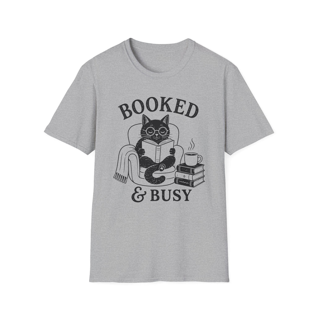 T-Shirt — "Booked & Busy"