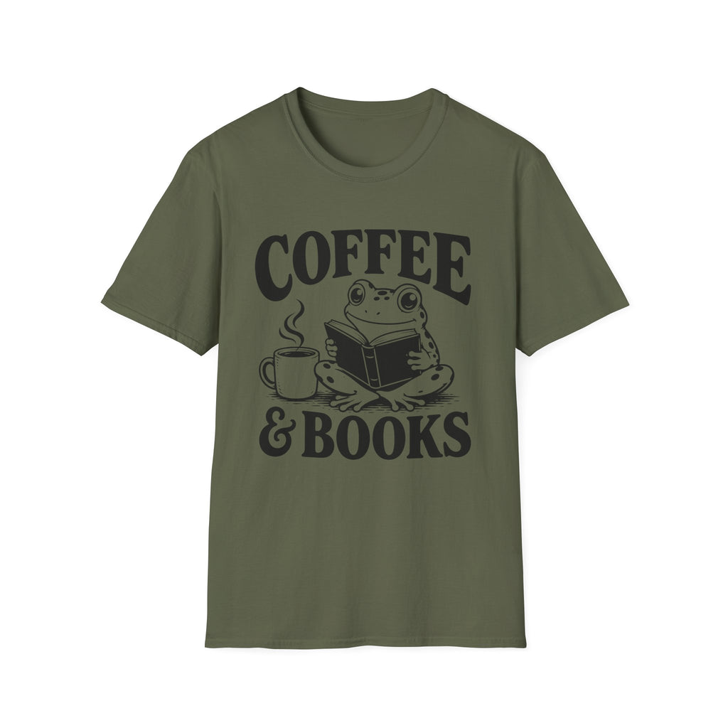 T‑Shirt — "Coffee & Books"