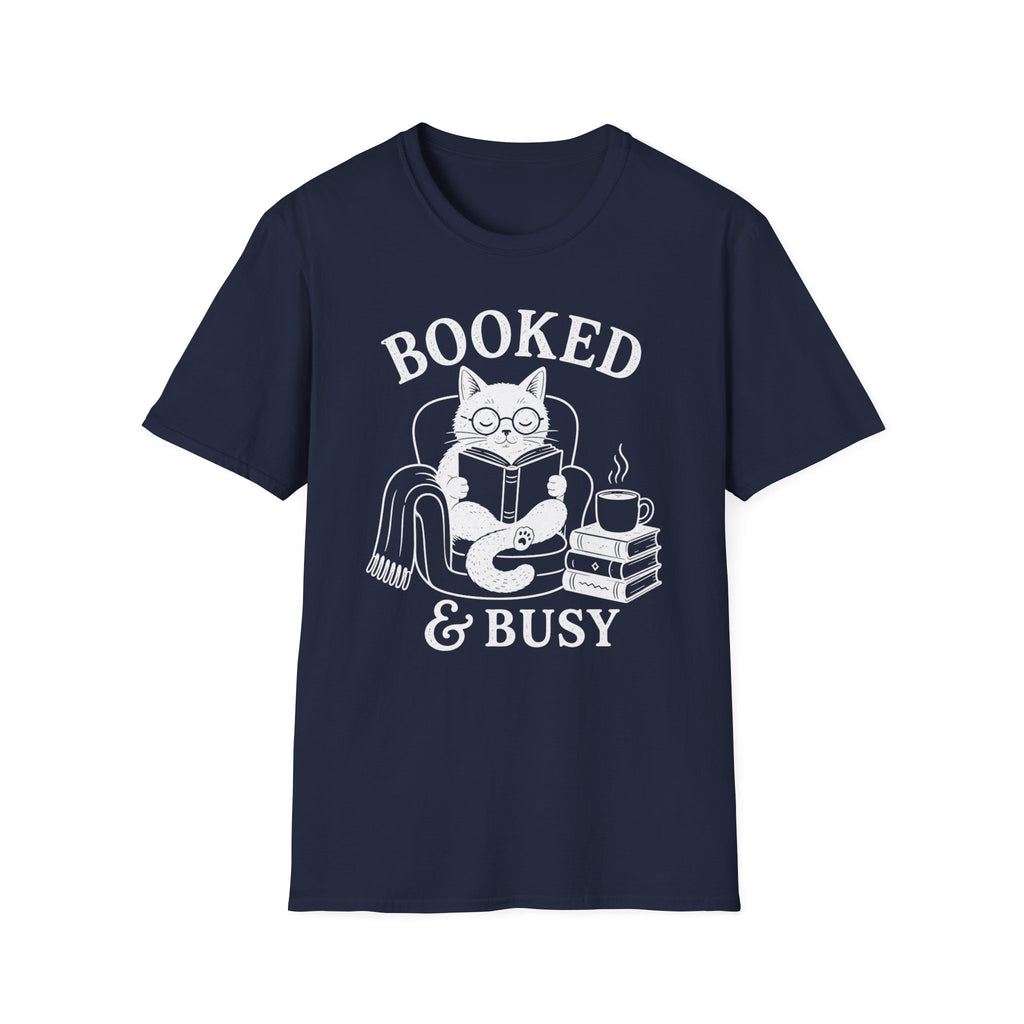 T-Shirt — "Booked & Busy"