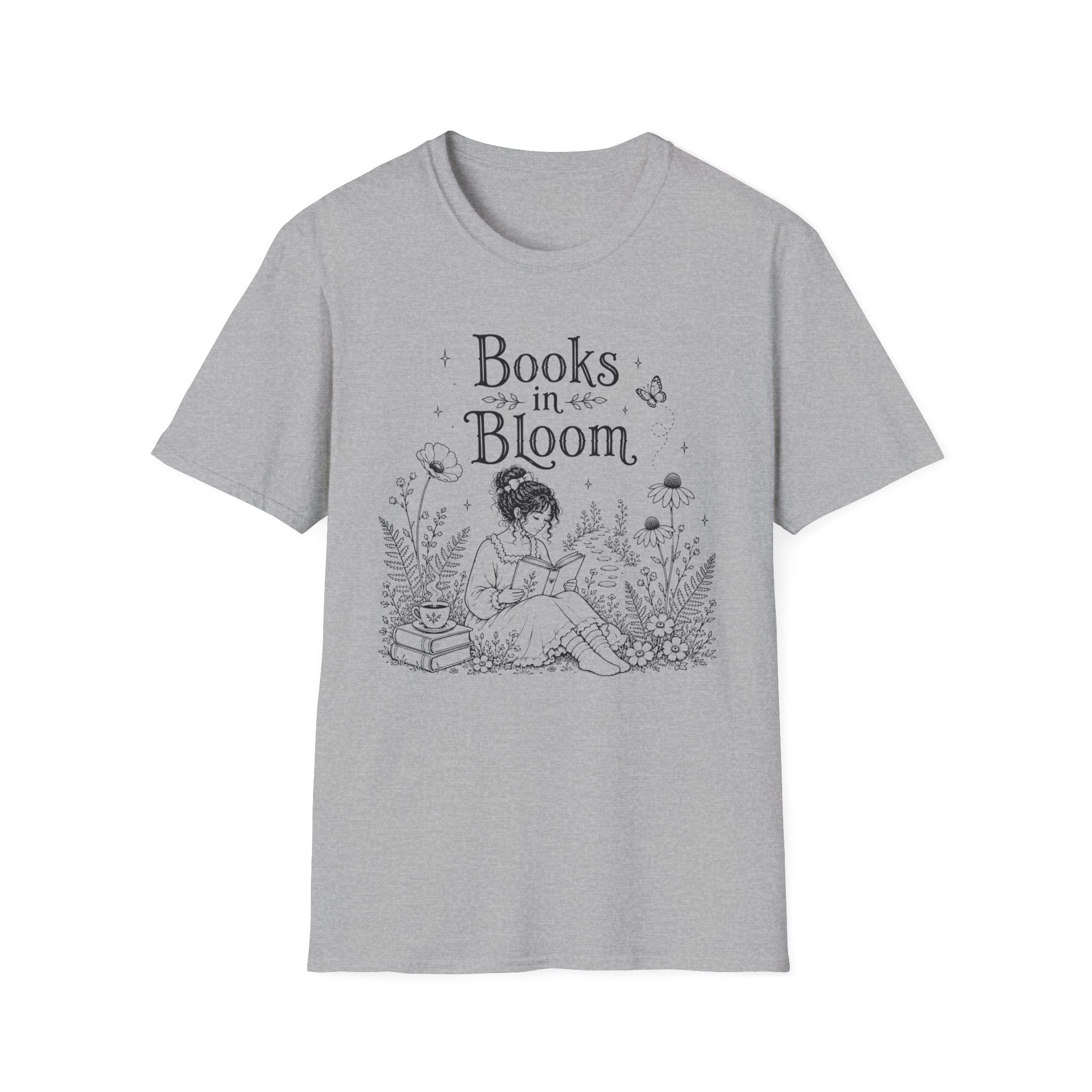 T‑Shirt — "Books in Bloom"