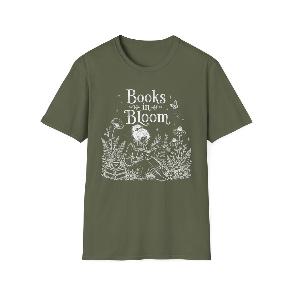 T‑Shirt — "Books in Bloom"