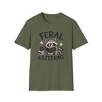 T‑Shirt — "Feral & Literate"