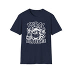T‑Shirt — "Feral & Literate"