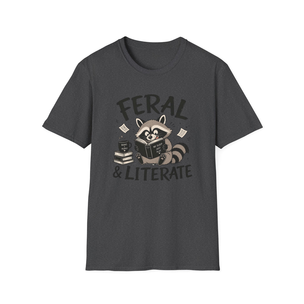 T‑Shirt — "Feral & Literate"