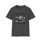 T‑Shirt — "Feral & Literate"