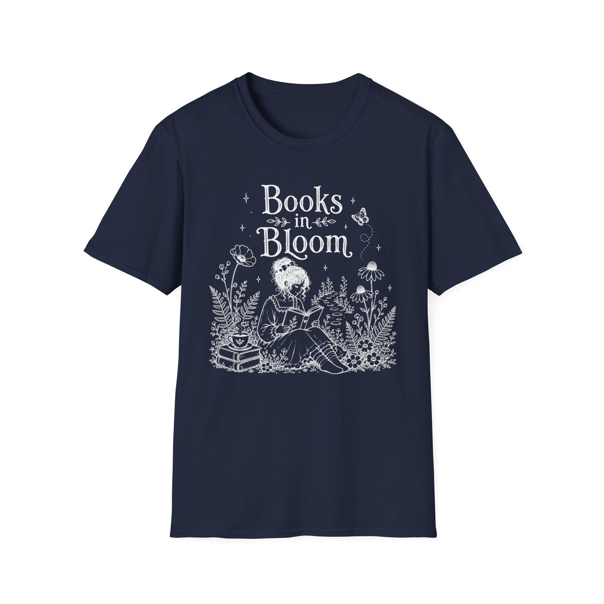 T‑Shirt — "Books in Bloom"