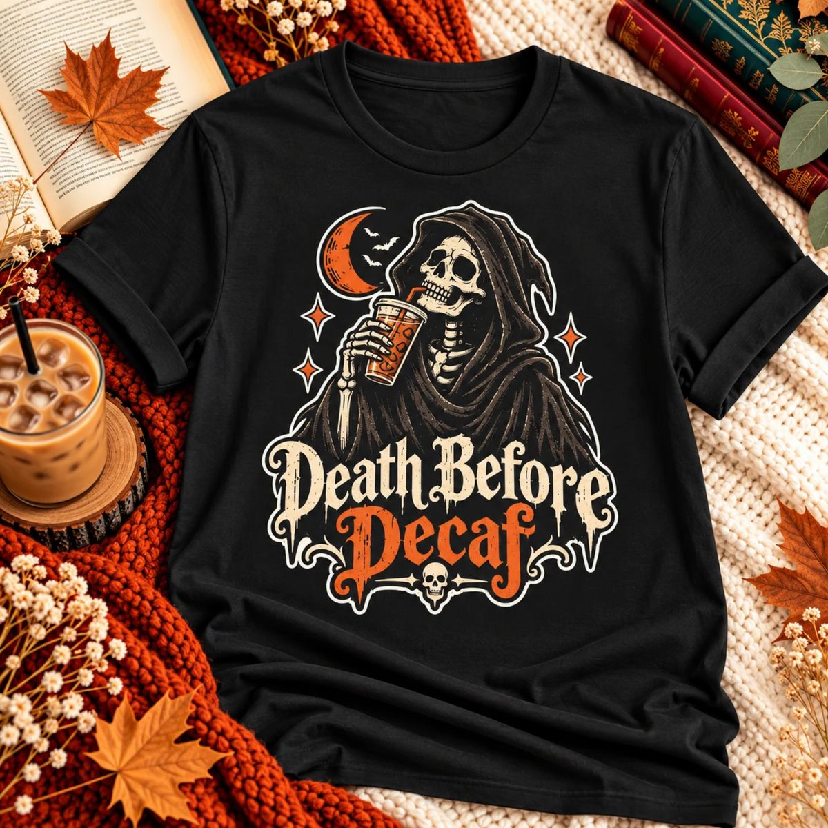 Death Before Decaf T-shirt