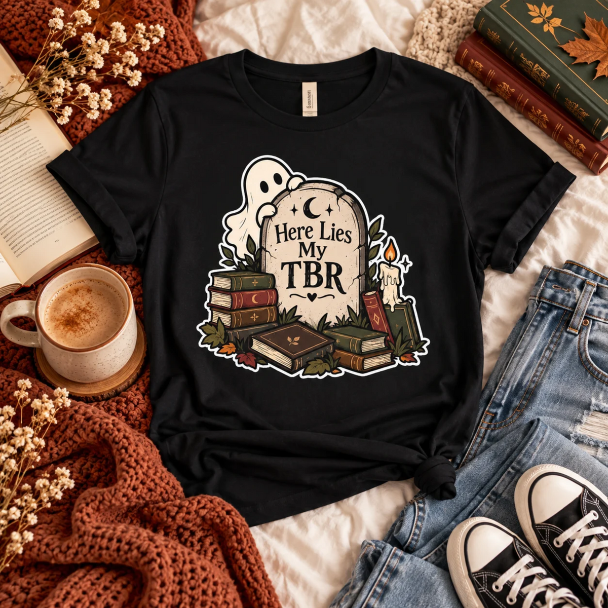 Here Lies My TBR T-shirt