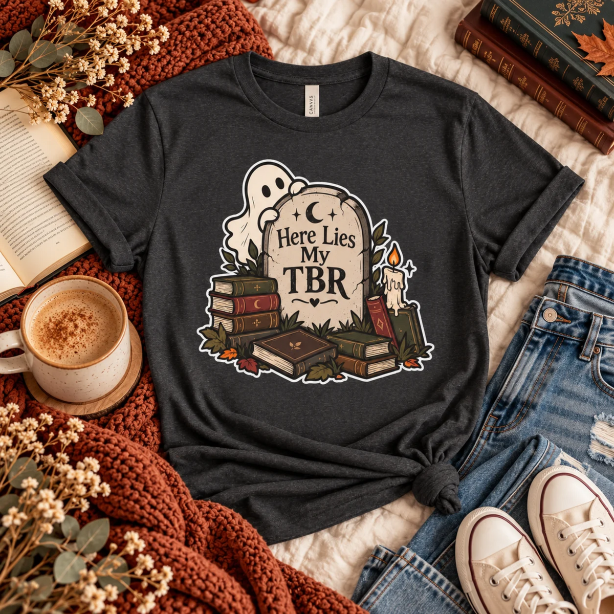 Here Lies My TBR T-shirt
