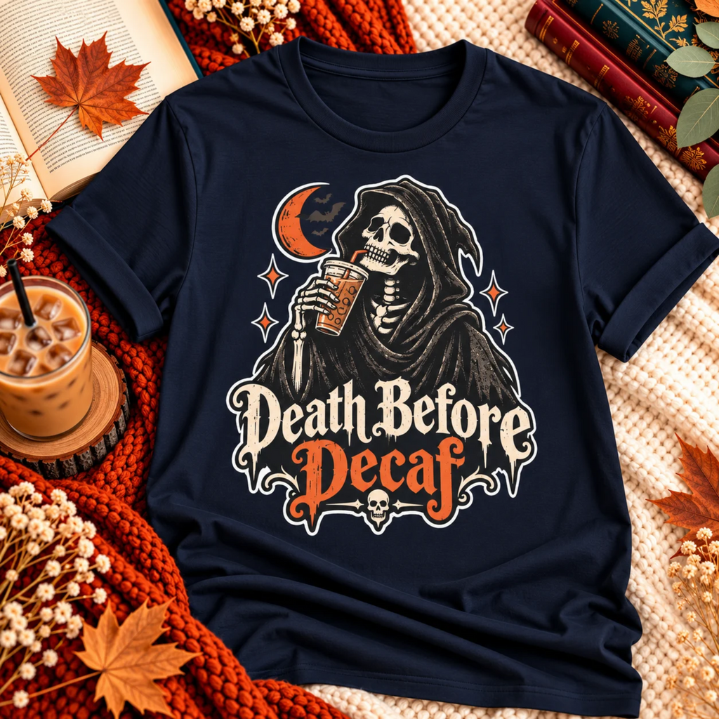 Death Before Decaf T-shirt