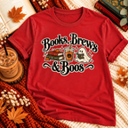 Books, Brews & Boos T-shirt