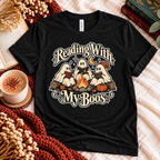 Reading With My Boos T-shirt