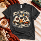 Reading With My Boos T-shirt