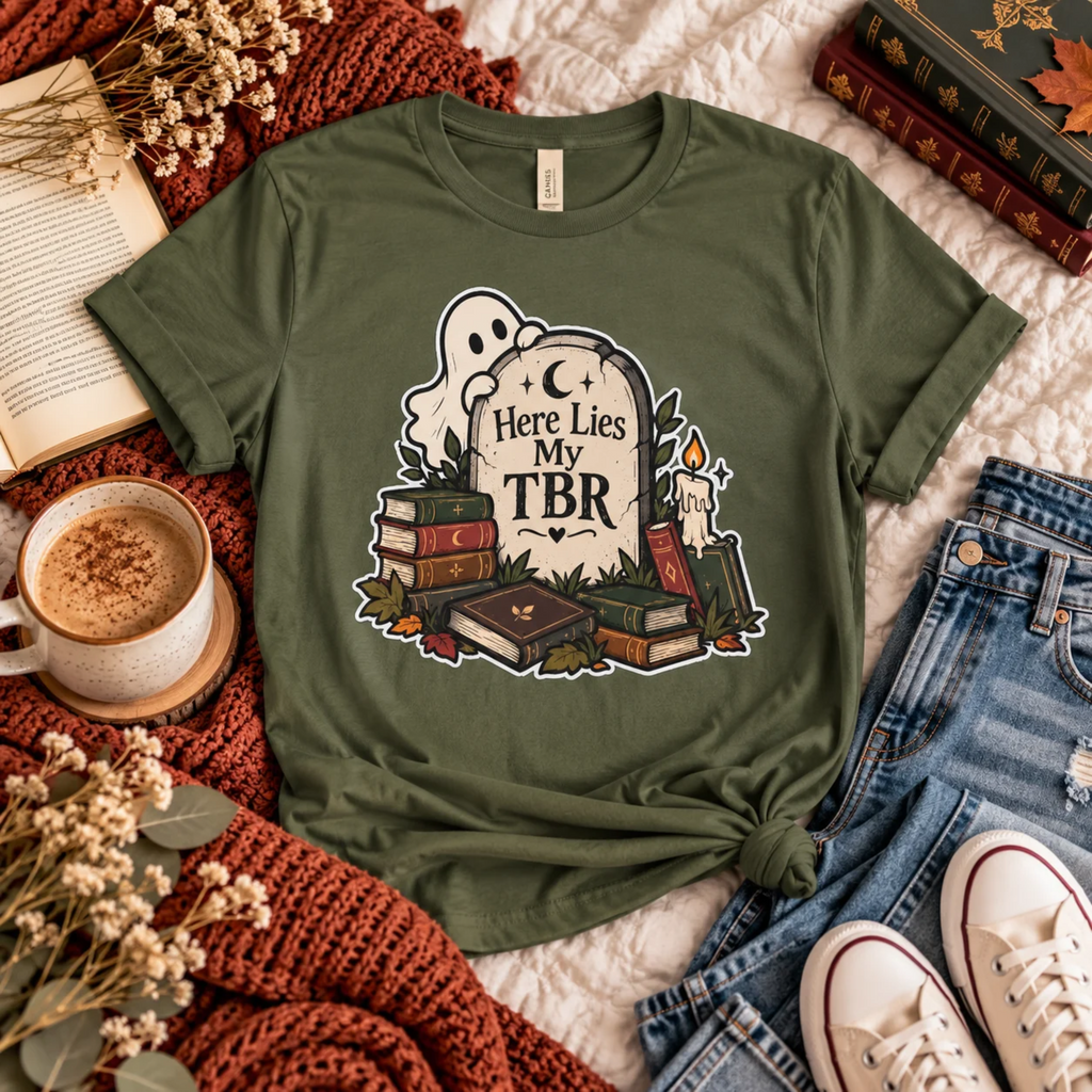 Here Lies My TBR T-shirt