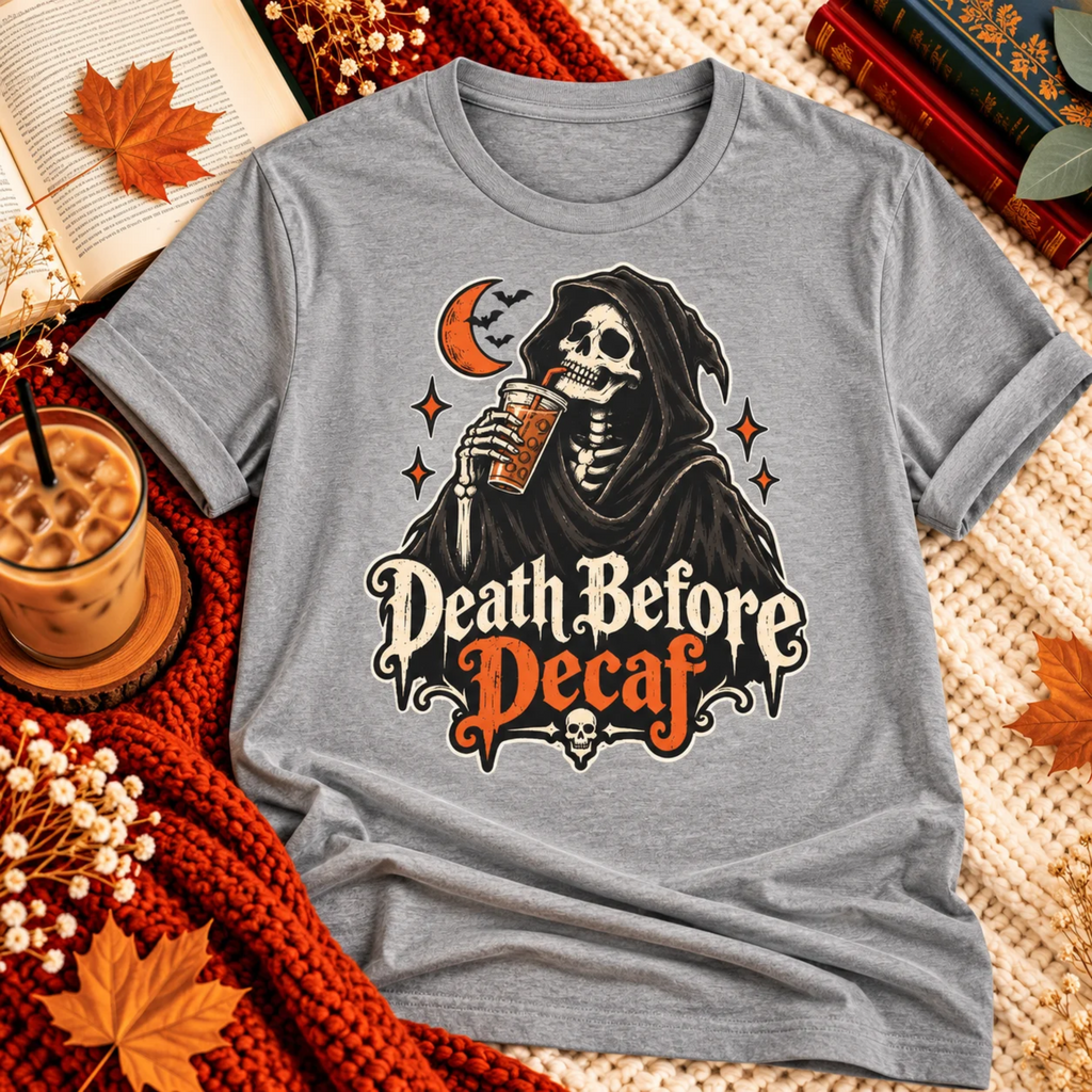 Death Before Decaf T-shirt