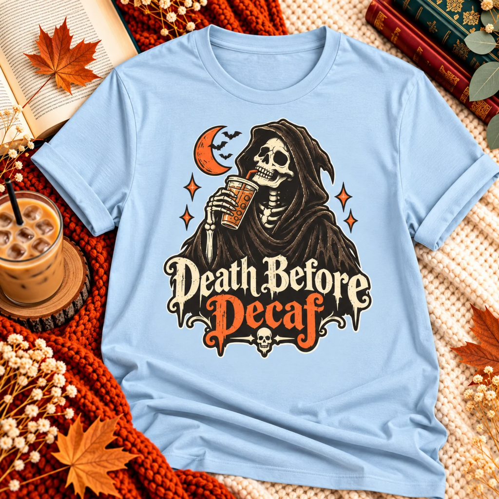 Death Before Decaf T-shirt