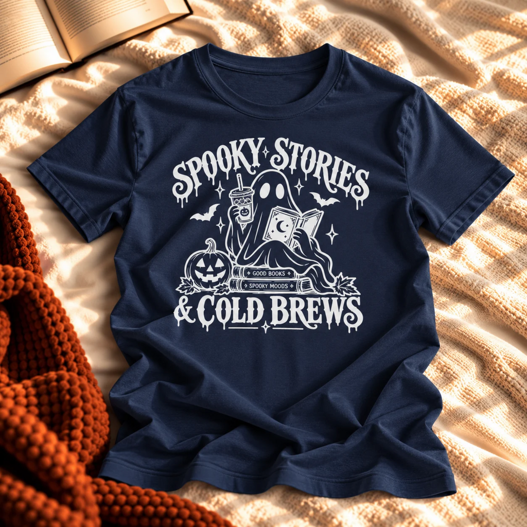 Spooky Stories & Cold Brews T-shirt