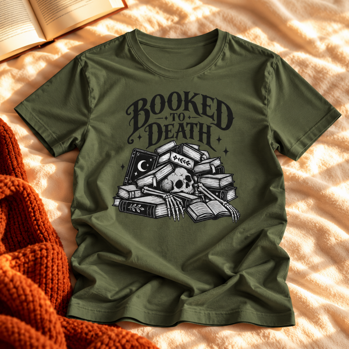Booked to Death T-shirt