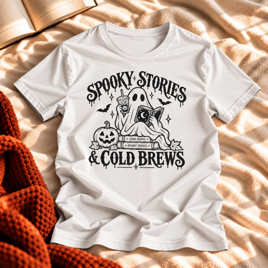 Spooky Stories & Cold Brews T-shirt