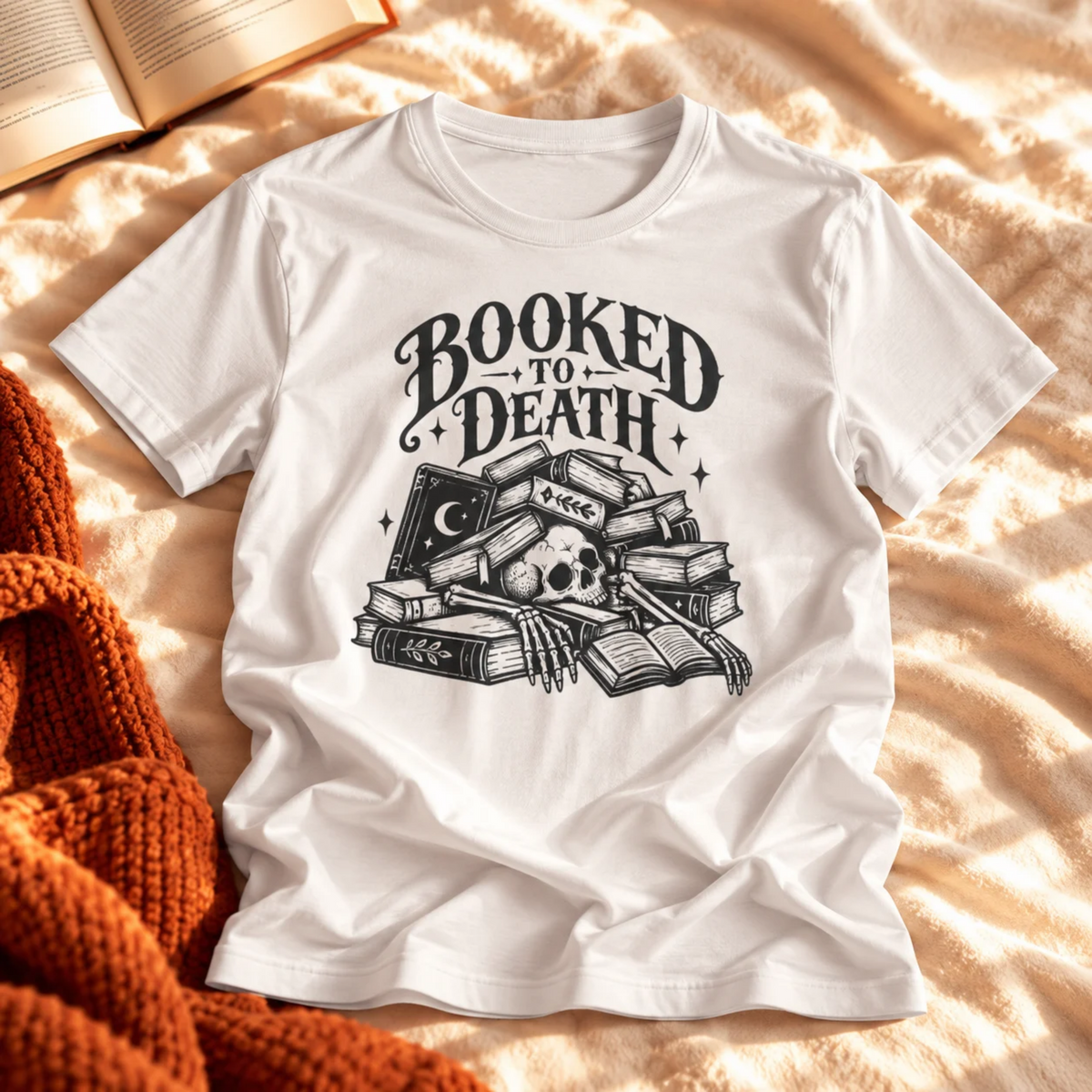 Booked to Death T-shirt