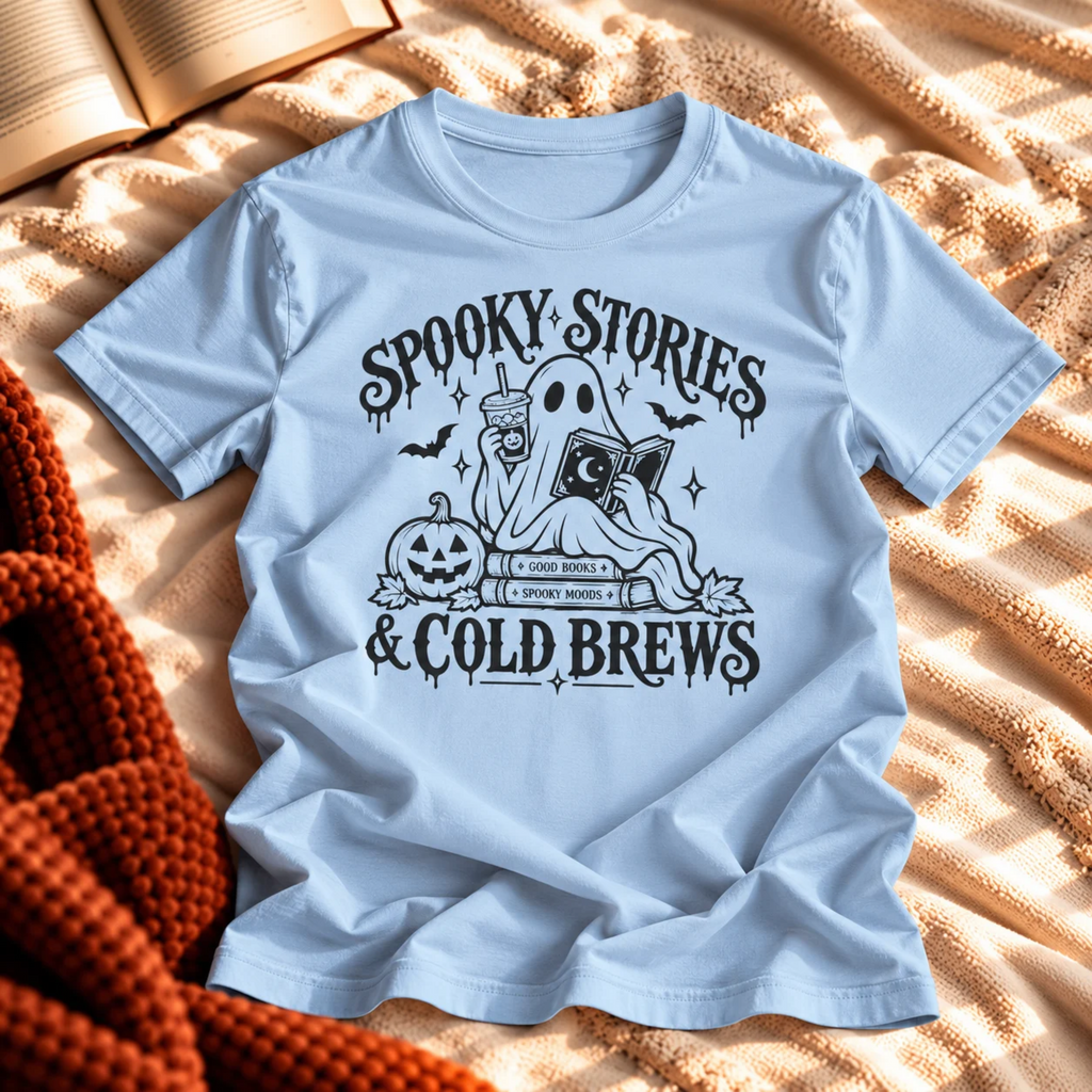 Spooky Stories & Cold Brews T-shirt