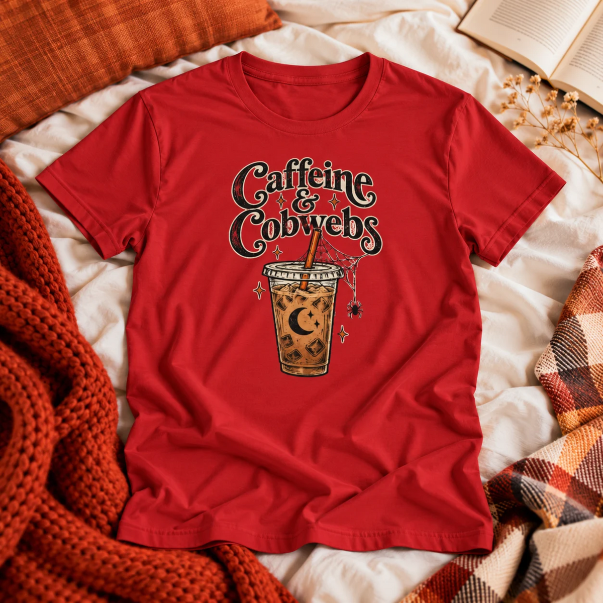 Caffeine & Cobwebs T-shirt