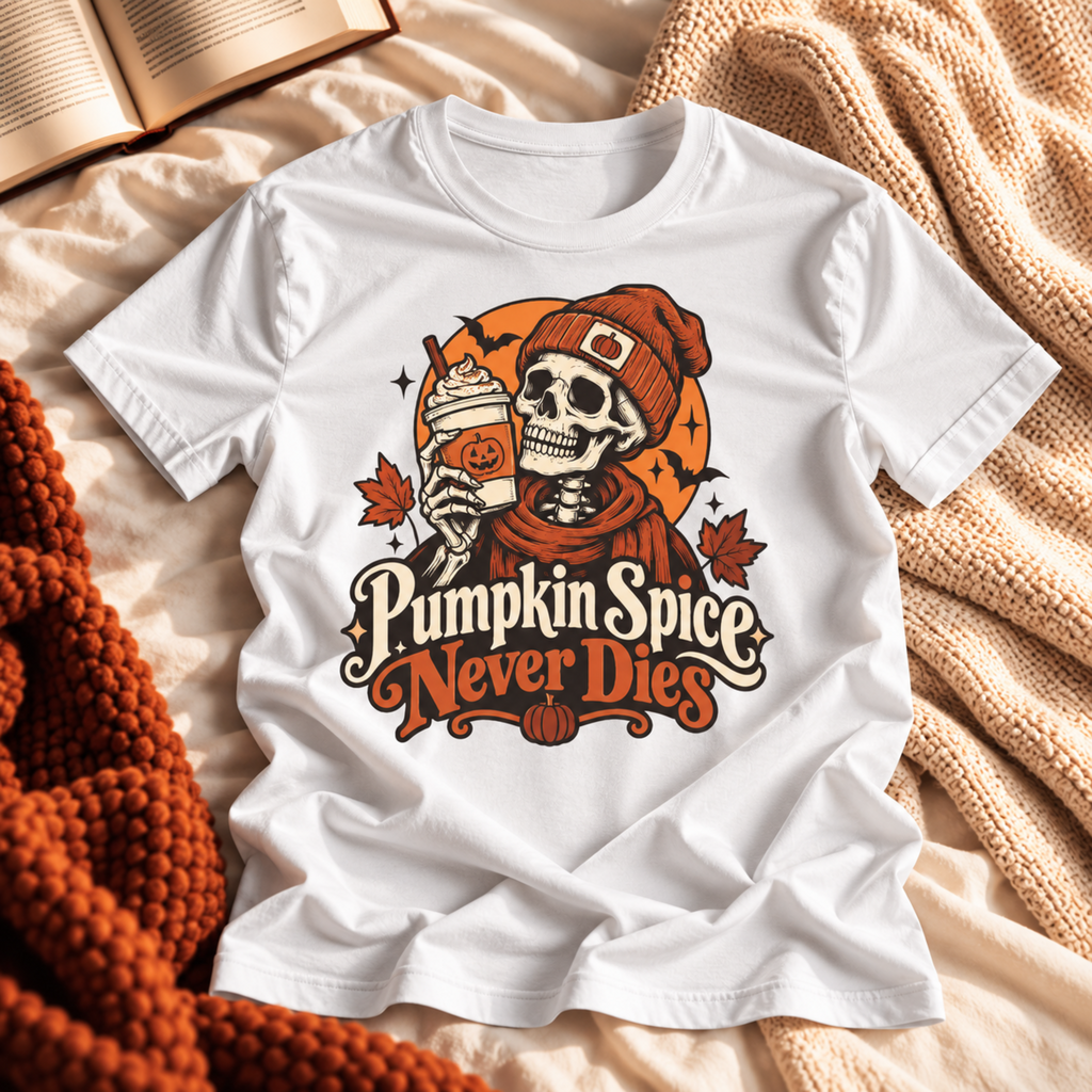 Pumpkin Spice Never Dies T-shirt