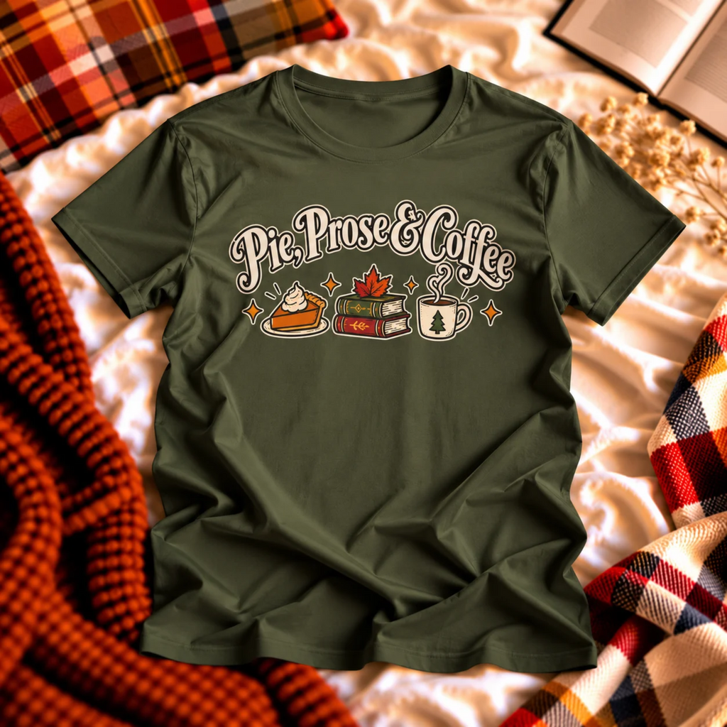 Pie, Prose & Coffee T-shirt