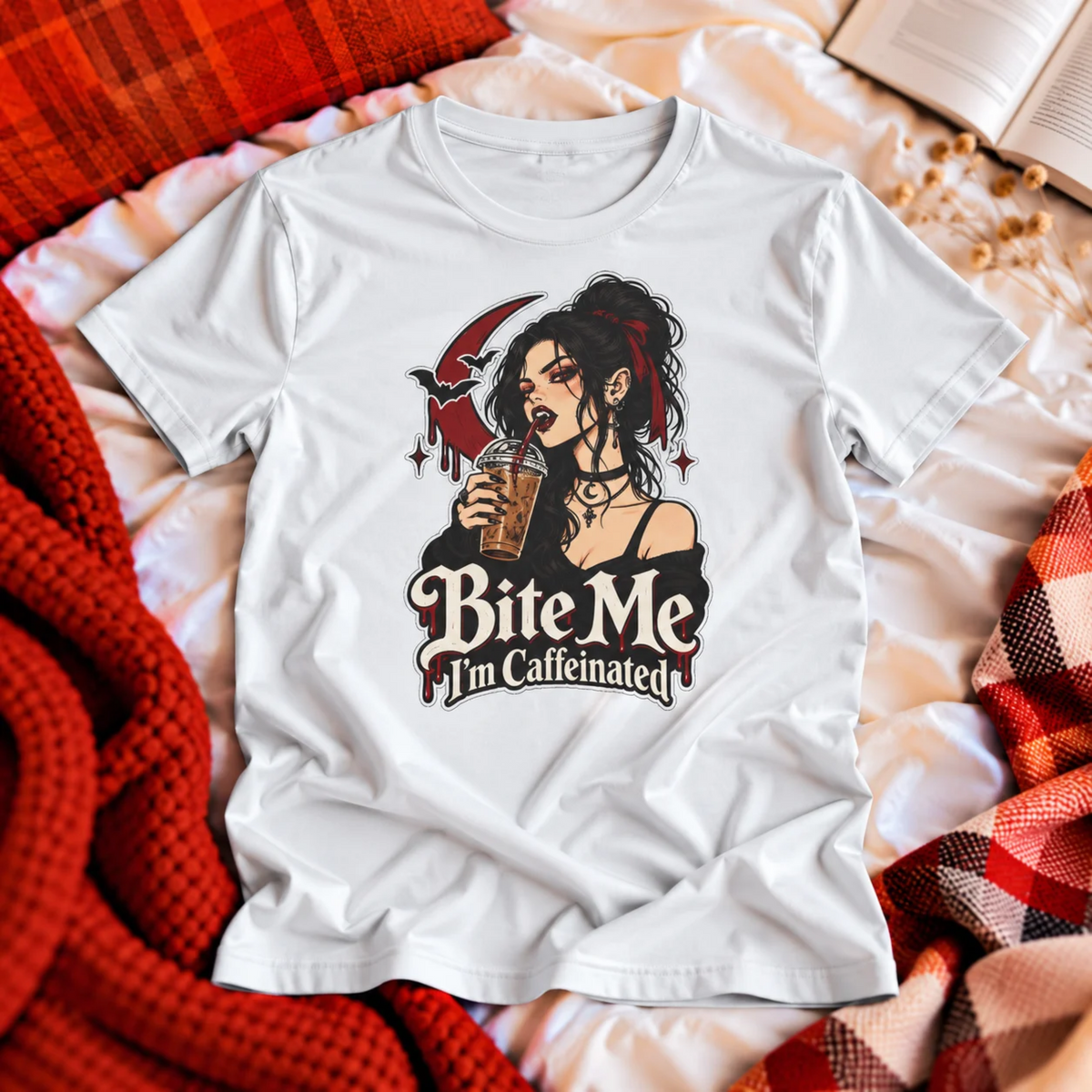 Bite Me I'm Caffeinated T-shirt