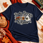 Books, Brews & Boos T-shirt
