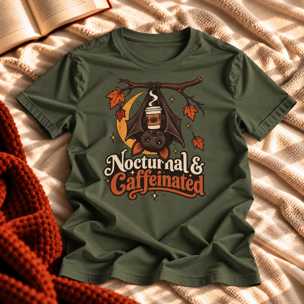 Nocturnal & Caffeinated T-shirt