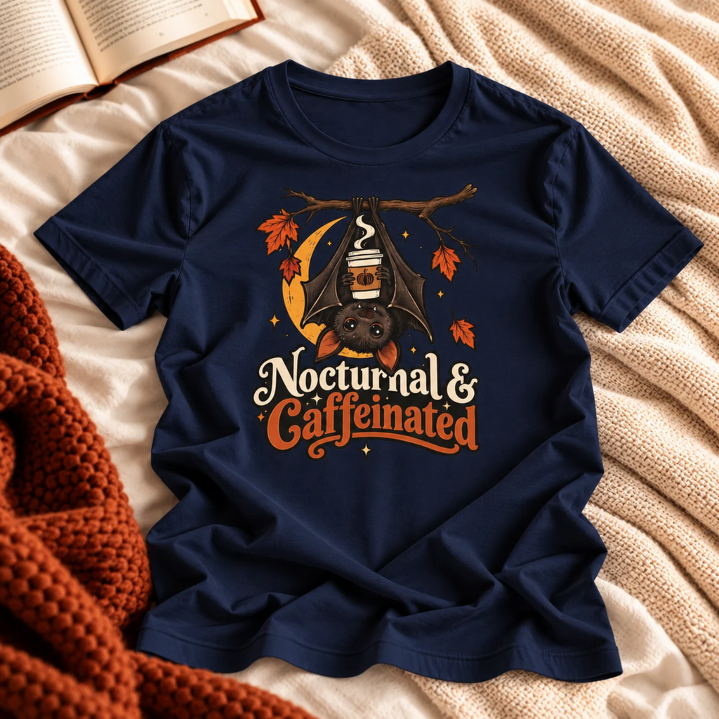 Nocturnal & Caffeinated T-shirt