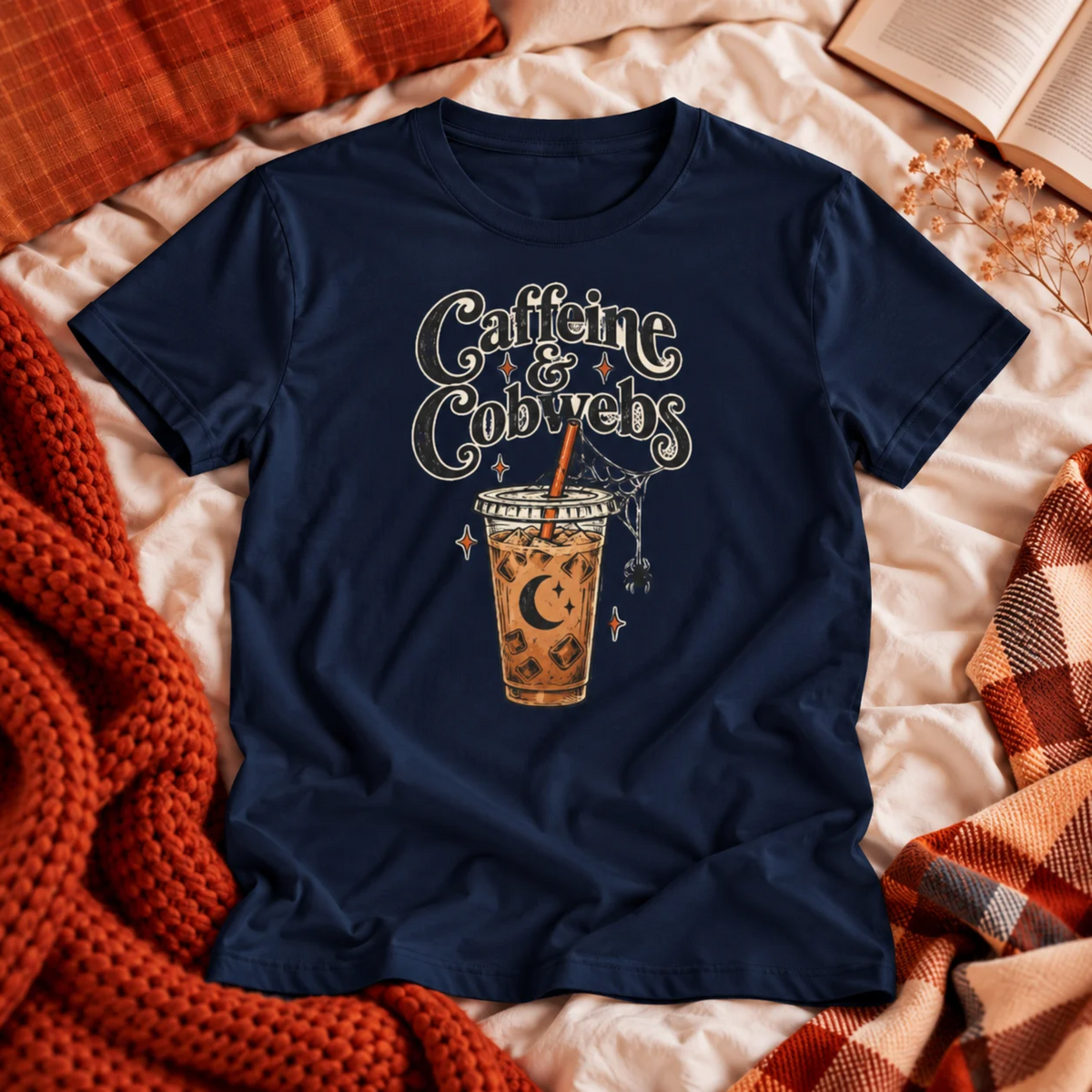 Caffeine & Cobwebs T-shirt