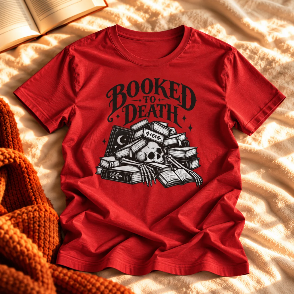 Booked to Death T-shirt