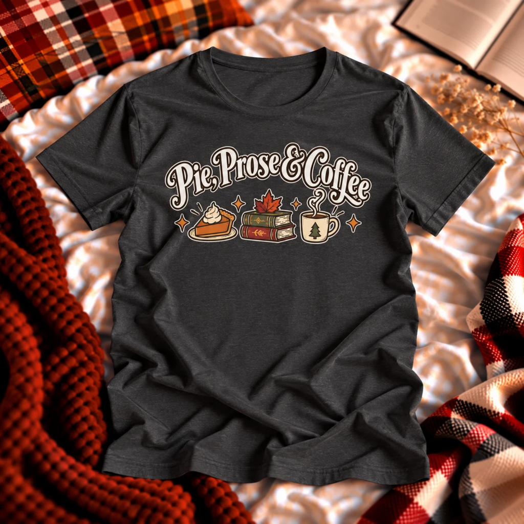 Pie, Prose & Coffee T-shirt