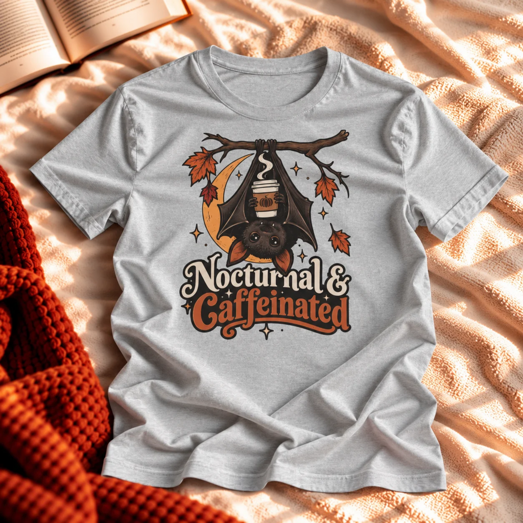 Nocturnal & Caffeinated T-shirt