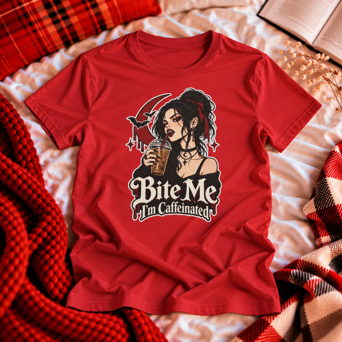 Bite Me I'm Caffeinated T-shirt