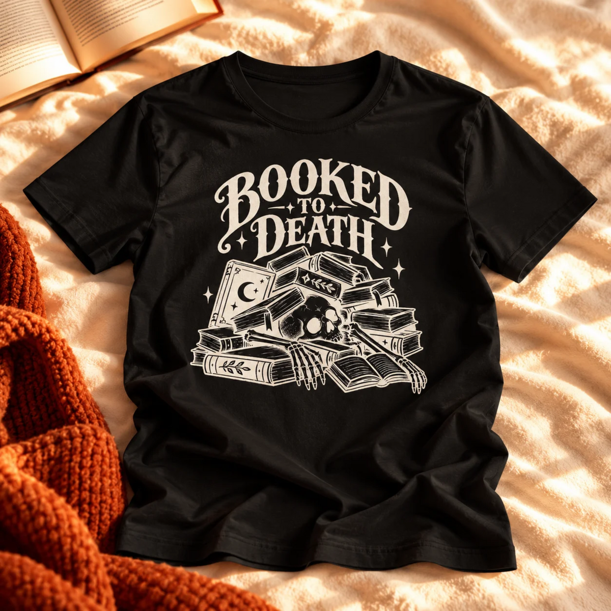Booked to Death T-shirt