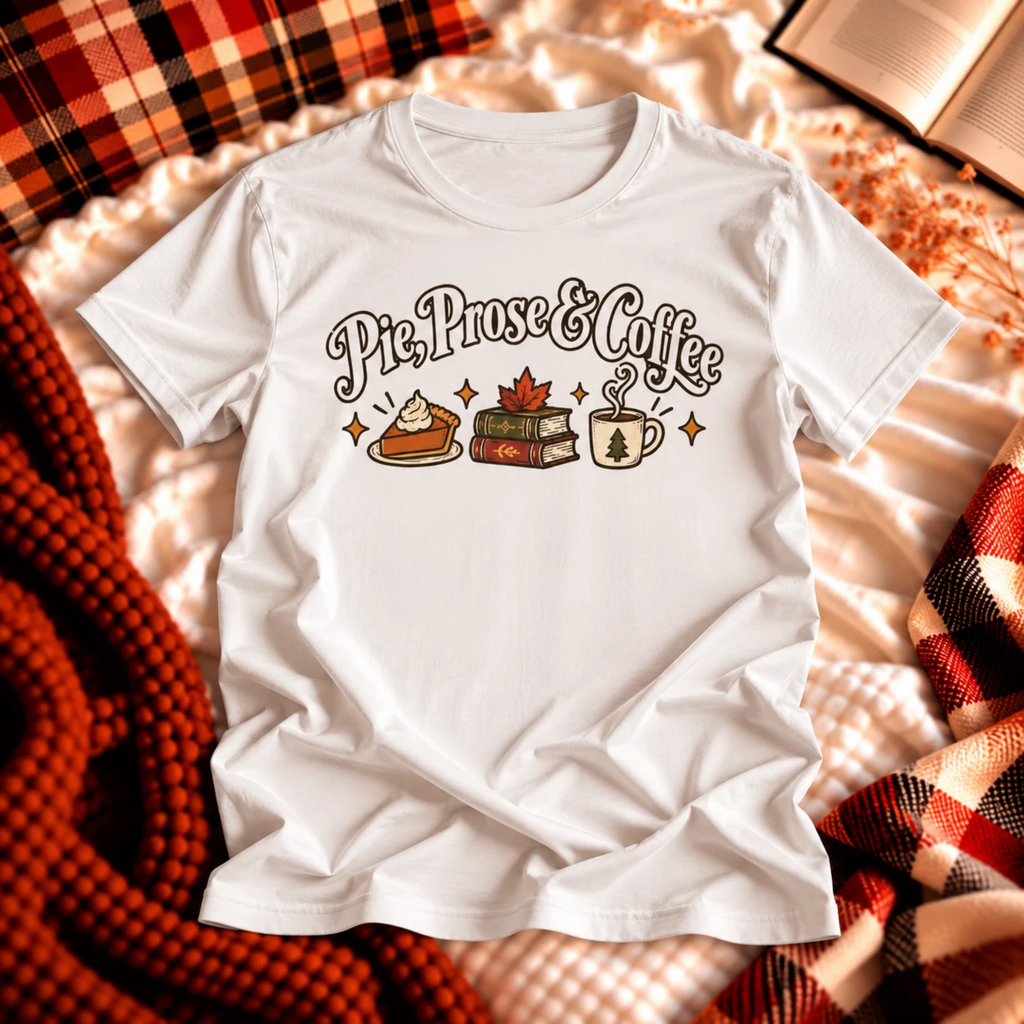 Pie, Prose & Coffee T-shirt